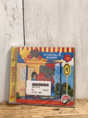 neu  CD Benjamin Blümchen Sei nicht traurig Benjamin
