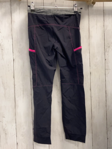 CMP  Funktionshose  Gr. 128  dunkelgrau pink Applikationen + Nähte grauer Bund 