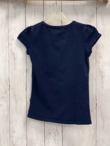 Okaidi T-Shirt  Gr. 140  blau Pailettenstern