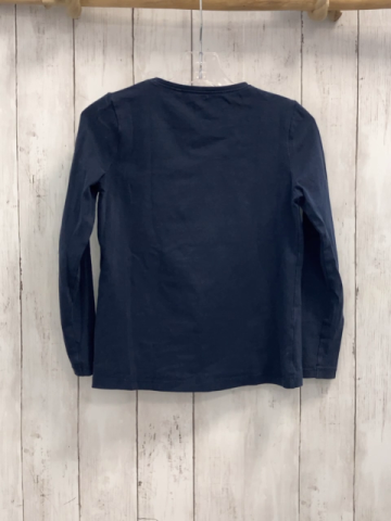 Name it  Langarmshirt  Gr. 122/128  blau Pailettenherz