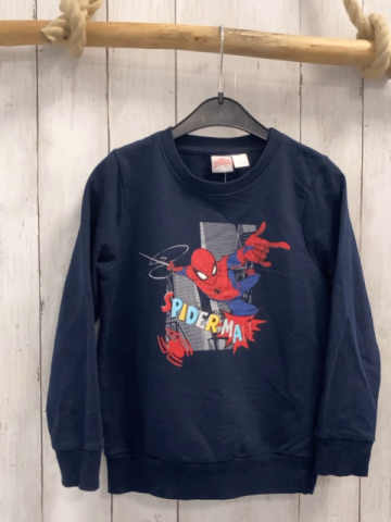  Pullover  Gr. 116  blau Spiderman