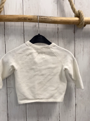   Pullover  Gr. 68  weiß Strick Struktur 