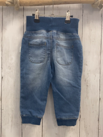   Hose  Gr. 80  blau Jeans Rippenbund 