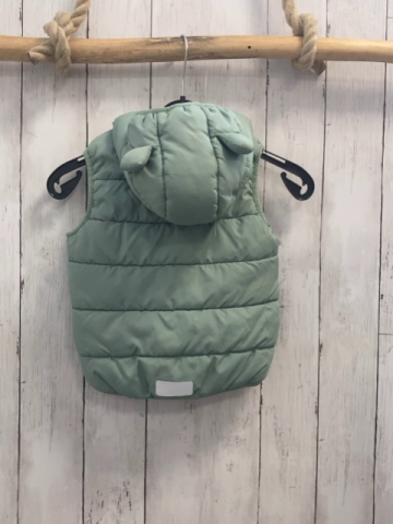   Weste  Gr. 86  mint Kapuze mit Ohren