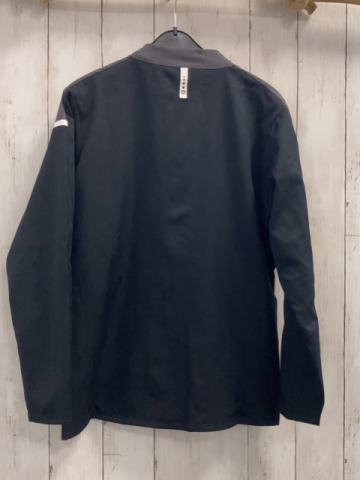 Jako  Joggingjacke  Gr. 152  schwarz grau weißer Reißverschluss Schrift 