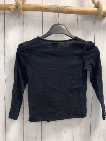   Langarmshirt  Gr. 110  schwarz goldene Vogelkäfige mit Vögeln 