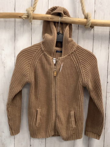 Next  Strickjacke  Gr. 122  braun Kapuze 