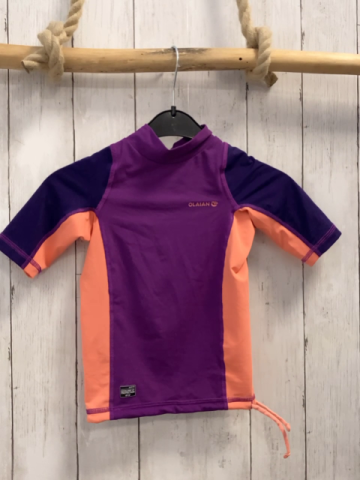 Decathlon  UV-Schutzshirt  Gr. 110  lila orange 