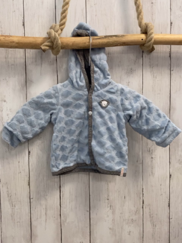 Esprit  Sweatjacke  Gr. 62  hellblau Nickywolken grauer Bund 