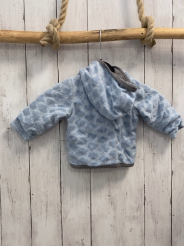 Esprit  Sweatjacke  Gr. 62  hellblau Nickywolken grauer Bund 