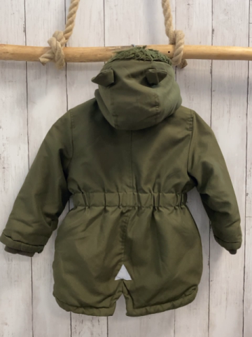 infinity kids  Winterjacke  Gr. 98  kiwi Fuchs weißes Teddyfutter 