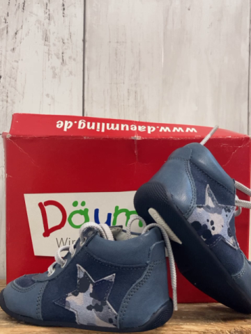Däumling Schuhe Gr. 18  blau 
