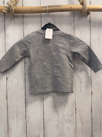 Blue seven Langarmshirt Gr. 68  grau Basketbälle