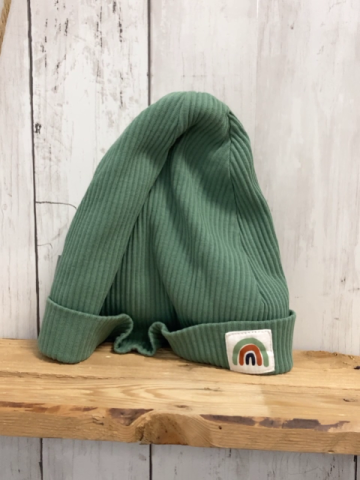 Jako-o  Mütze  Gr. 54cm  mint Rippen 