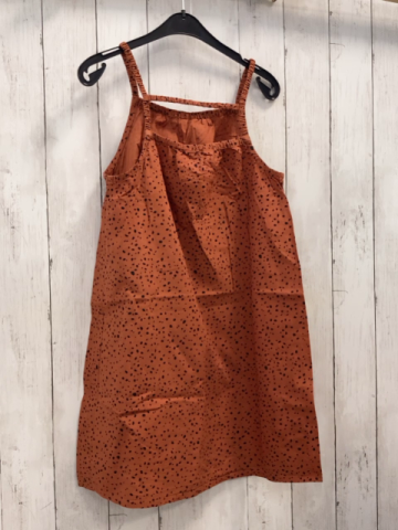 H&M  Kleid  Gr. 152  rostbraun schwarze Punkte 