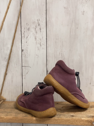 Ricosta  Schuhe  Gr. 25  pflaume rosa Teddyfutter 