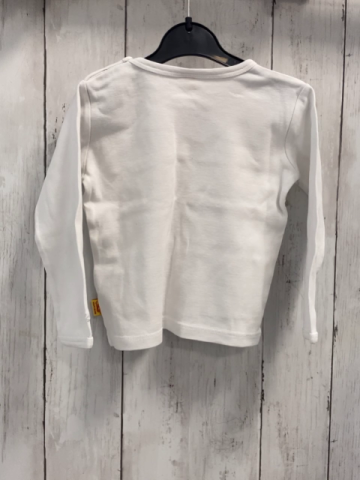 Steiff  Langarmshirt  Gr. 74  weiß 