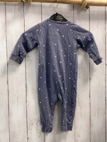 H&M  Schlafanzug  Gr. 74  grau weiße Sterne 