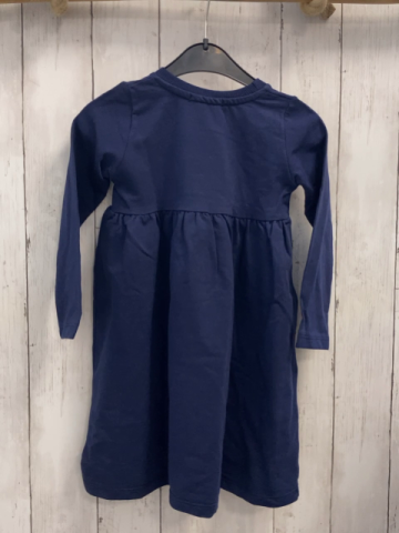 neu Poppins  Kleid  Gr. 110  blau hellgrün weiße Schrift Herzen 