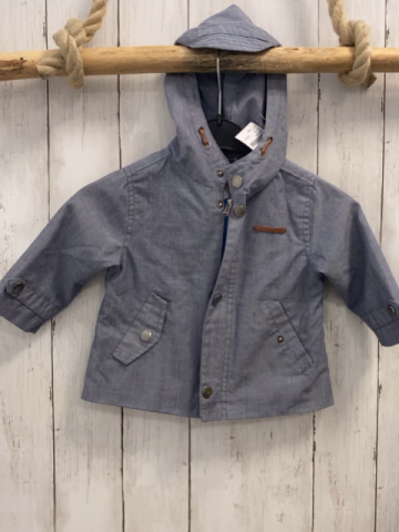 Zara  Jacke  Gr. 74  blau Kapuze