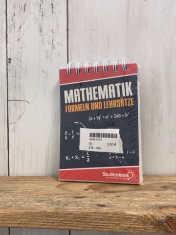 neu  Lernblock  Mathmatik Formeln und Lehrsätze 