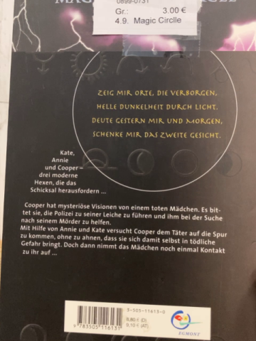 Magic Circlle  Taschenbuch Hilferuf aus dem Jenseits