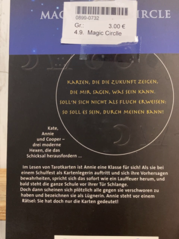 Magic Circlle  Taschenbuch Im Bann der Karten 