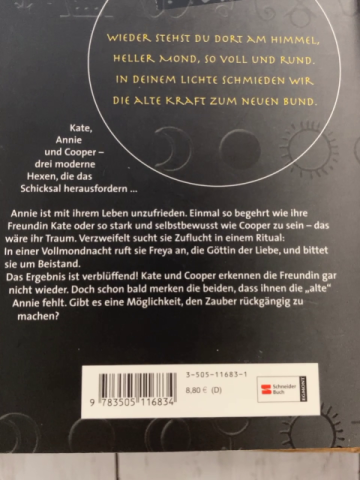 Magic Circlle  Taschenbuch Vollmondzauber 