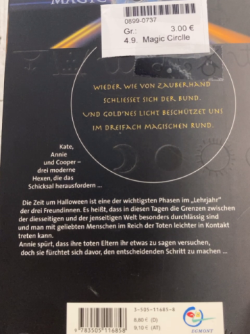 Magic Circlle  Taschenbuch Im Reich der Geister 