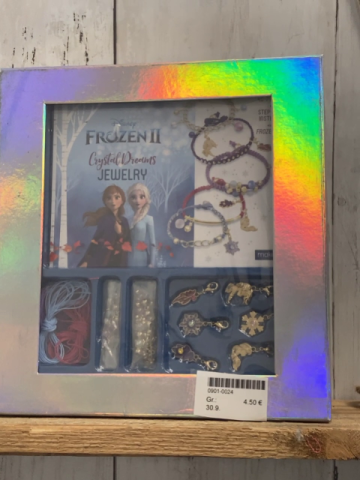  Kreativspielzeug  Frozen Modeschmuck basteln im silber Karton 