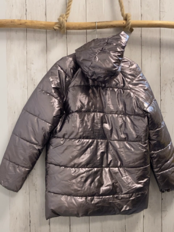 Reserved  Winterjacke  Gr. 152  silber Lack 