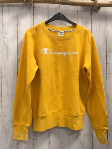 Champion Pullover Gr. M gelb weiße Schrift
