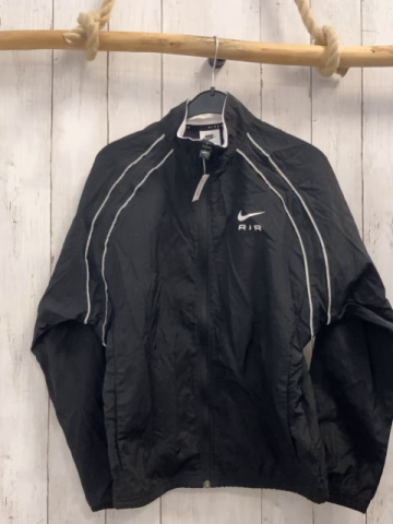 Nike Joggingjacke Gr. 152  schwarz graue Streifen