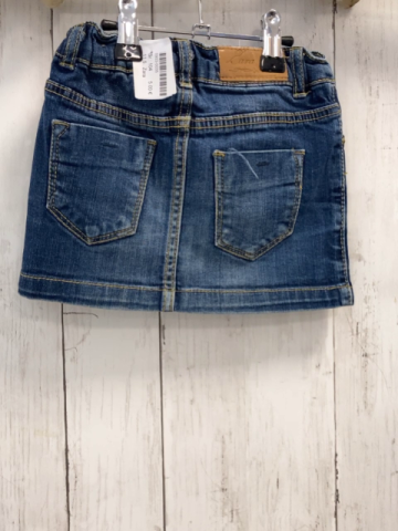 Zara  Rock Gr. 104  blau Jeans  Bund verstellbar 