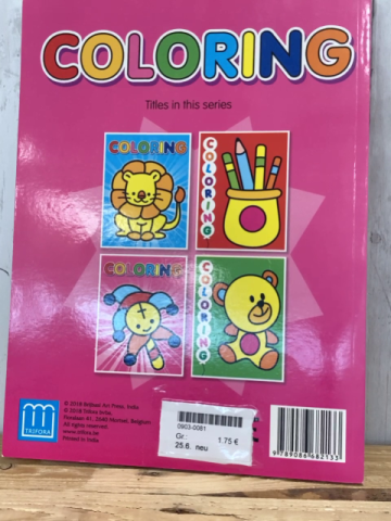 neu Kreativheft Malbuch Coloring