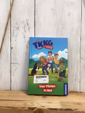   Buch TKKG junior Vier Pfoten in Not 
