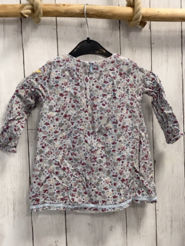 Steiff  Kleid  Gr. 80  hellblau Blumen 