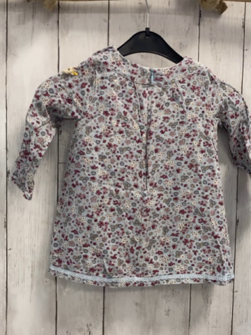 Steiff  Kleid  Gr. 80  hellblau Blumen 