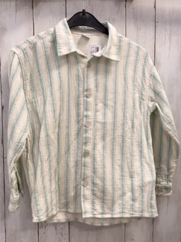 Waikiki  Hemd  Gr. 122/128  creme mint Streifen 