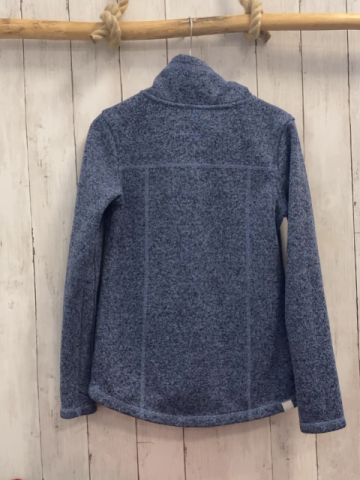 Bench Strickjacke  Gr. 52 blaul grau meliert mint Reißverschluss 
