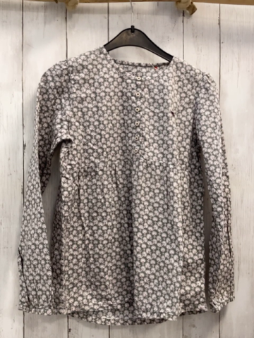 Esprit  Bluse  Gr. 140  kiwi weiße Bäume 