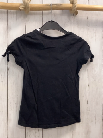 Manguun T-Shirt  Gr. 128  schwarz bunte Palmen 
