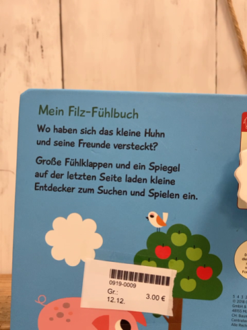   Pappbuch Kuckuck, kleines Huhn 