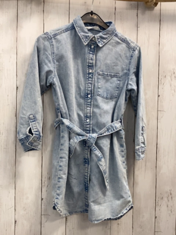 H&M  Kleid  Gr. 128  blau Jeans 