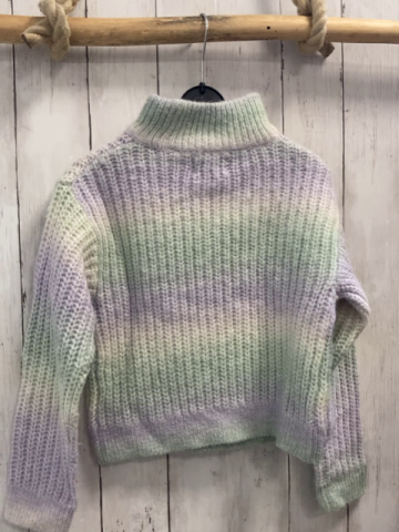 Tom Tailor Pullover Gr. 116  mint lila grün gelb Strick