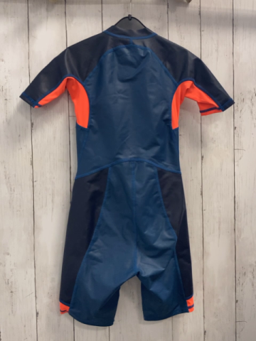  Schwimmoverall Gr. 134  petrol blau orange