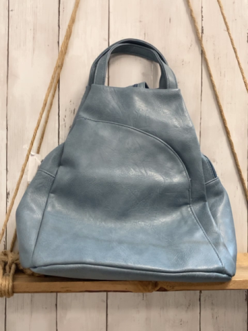 Rucksack hellblau Höhe ca. 35 cm Breite unten ca. 36cm