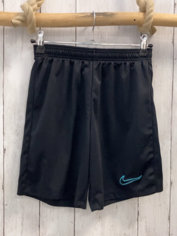 Nike  Sportshorts  Gr. 146  schwarz hellblaues Label 