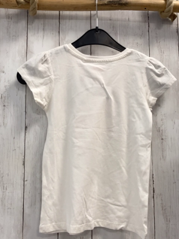 neu  T-Shirt  Gr. 122  weiß Flip Flops 