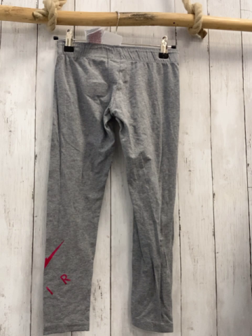 Nike  Leggings  Gr. 140  grau pink Schrift 